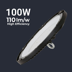 Campana LED industrial - 100W - IP65 - 110lm/W - 5 años de garantía