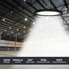 Campana LED industrial - 100W - IP65 - 110lm/W - 5 años de garantía