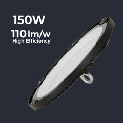 Campana LED industrial - 150W - IP65 - 110lm/W - 5 años de garantía