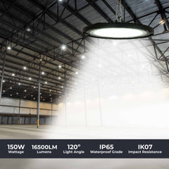 Campana LED industrial - 150W - IP65 - 110lm/W - 5 años de garantía