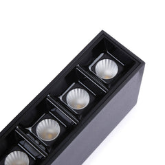 Foco lineal LED superficie - 10W - UGR18 - CRI90 - Chip OSRAM