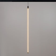 Lámpara colgante LED vertical para carril magnético - 48V - 18W - 2800K - Negra