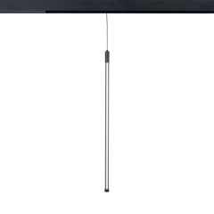 Lámpara colgante LED vertical para carril magnético - 48V - 12W - 2800K - Negra