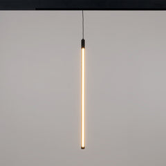 Lámpara colgante LED vertical para carril magnético - 48V - 12W - 2800K - Negra