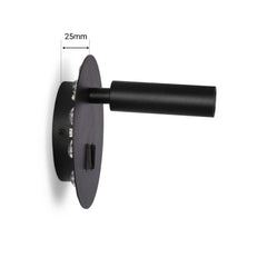 Aplique de pared para lectura "Quart" - Doble función - 3W+6W