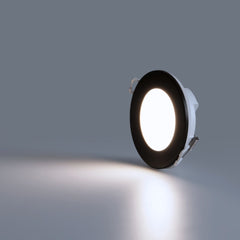 Kit Downlight LED exterior 5W - IP65 - Aro intercambiable - TRIAC regulable - Corte Ø68mm