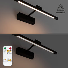 Aplique LED tubular con batería - 4W - Mando a distancia - CCT + DIM + Temporizador