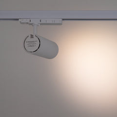 Proyector LED para carril trifásico - Potencia ajustable + ZOOM: 25W/30W/35W - CCT