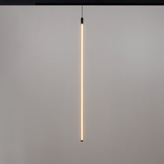 Lámpara colgante LED vertical para carril magnético - 48V - 15W - 2800K - Negra