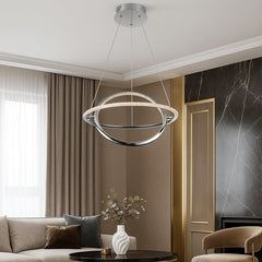 Lámpara colgante LED "SIRKLER" 28W efecto cuarzo