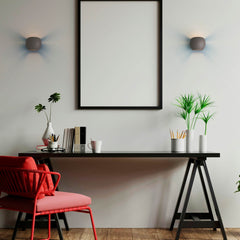 Aplique de pared concreto "Ball" - Up & down - 1 x G9