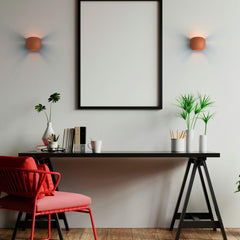 Aplique de pared concreto "Ball" - Up & down - 1 x G9
