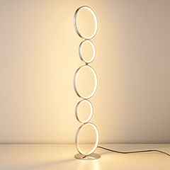 Lámpara de pie LED de aluminio "NATALIE" - 30W - Luz cálida