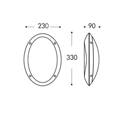 Aplique de pared FUMAGALLI MADDI E27 IP66