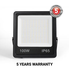 Proyector LED de exterior - 100W - Negro - IP65