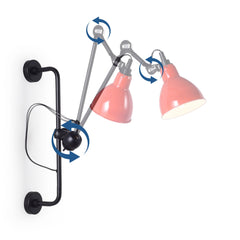 Aplique de pared articulado "RUBY 210" - E27
