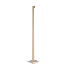 Lámpara de pie madera "Floak" 24W - Dimable - Blanco cálido