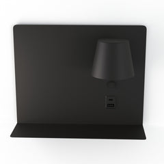 Aplique de pared para lectura con puerto USB y USBC "BASKOP" - 6W - Izquierda y Derecha