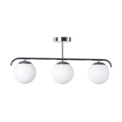 Lámpara de techo triple bolas cristal "TALÍ" - 3xE27