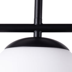 Lámpara de techo triple bolas cristal "TALÍ" - 3xE27