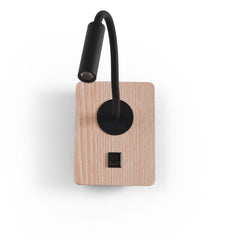 Aplique de pared flexible para lectura "LONDON" - Chip CREE - 3W - USB+USBC