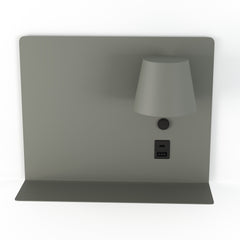 Aplique de pared para lectura con puerto USB y USBC "BASKOP" - 6W - Izquierda y Derecha
