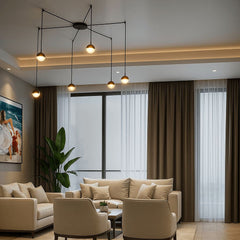 Lámpara colgante LED de diseño "ÓRBITA" - 6 x 9W (54W)