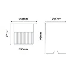 Foco LED empotrable suelo 4,5W 220V-AC IP67