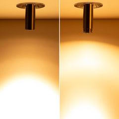 Foco LED empotrable orientable "ALAI" - Zoom - 100mm - 2800K - LED COB - chip Cree - 7W