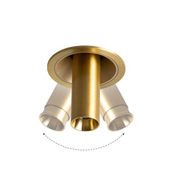 Foco LED empotrable orientable "ALAI" - Zoom - 100mm - 2800K - LED COB - chip Cree - 7W