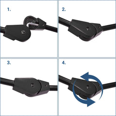 Lámpara de techo articulada "ORIÓN 6" - 6 x E27