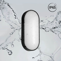 Plafón LED exterior ovalado - 15W - CCT - 1500lm - IP65