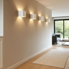 Pack de 4 Apliques de pared "KURTIN" 6W luz up and down regulable