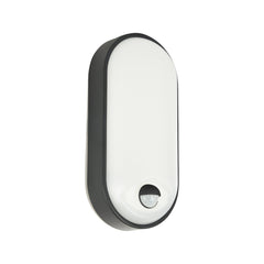 Plafón LED exterior ovalado con sensor PIR - 15W - CCT - IP65