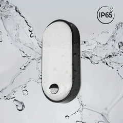 Plafón LED exterior ovalado con sensor PIR - 15W - CCT - IP65