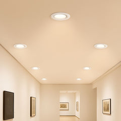 Downlight LED COB CCT 42W - CRI90 - Chip Bridgelux - Driver Lifud - IP20 - Corte Ø 215mm