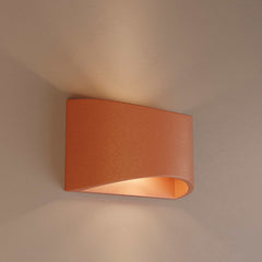 Aplique de pared concreto "Raquel" - Up & down - 1 x G9