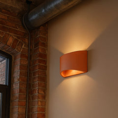 Aplique de pared concreto "Raquel" - Up & down - 1 x G9