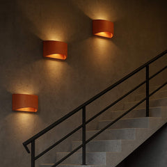Aplique de pared concreto "Raquel" - Up & down - 1 x G9
