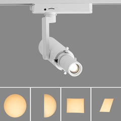 Proyector shapeable para carril monofásico - 20W - 20º-35