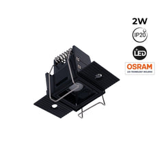 Foco lineal LED trimless / integración - 2W - UGR18 - CRI90