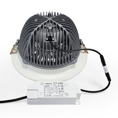 Downlight LED especial para cosmética, moda y retail - 40W - Driver Philips - Corte Ø210 mm
