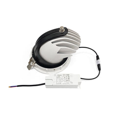 Downlight LED basculante empotrable - Chip especial para comercios - 40W