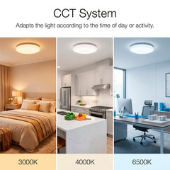 Plafón LED de techo - CCT - 17W - CRI80 - IP20