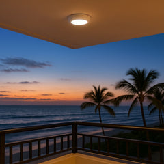 Plafón LED CCT circular - 12W/15W/18W - Potencia ajustable - Superficie o empotrado - IP54