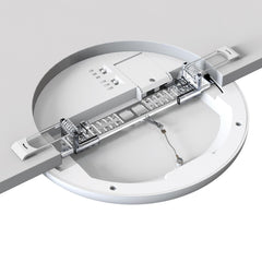 Plafón LED CCT circular - 12W/15W/18W - Potencia ajustable - Superficie o empotrado - IP54