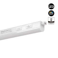 Regleta LED bajo mueble T5 12W CCT 90 cm | Luz blanca ajustable + interruptor