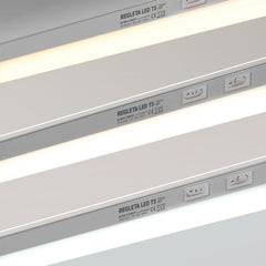 Regleta LED bajo mueble T5 12W CCT 90 cm | Luz blanca ajustable + interruptor