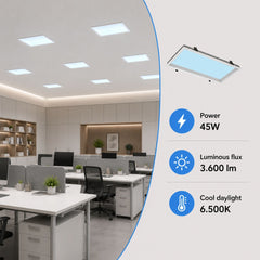 Panel Blue Skylight efecto cielo "SKYWIN SR" - Slim - Daylight - 45W - 60x30cm