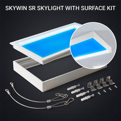 Marco para paneles LED Skylight "SKYWIN SR" - 60x30 - Superficie o suspensión